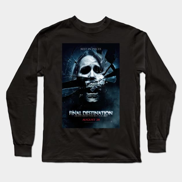 Final Destination Movie Poster Long Sleeve T-Shirt by petersarkozi82@gmail.com